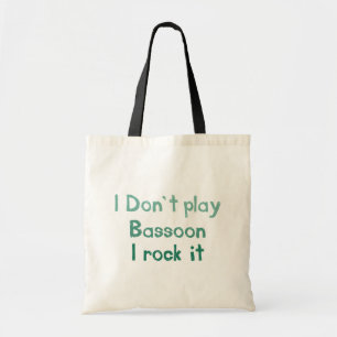Bassoon Rock It Totebag Tote Bag