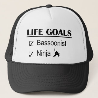 Bassoonist Ninja Life Goals Trucker Hat