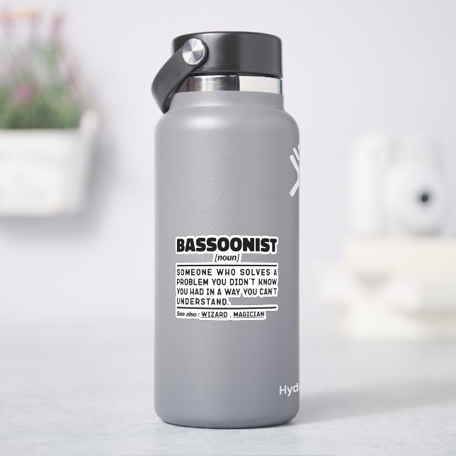 Bassoonist Noun Definition Musical Instrument Cool (HydroFlask)