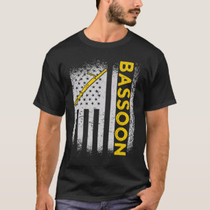 Bassoonist US Flag Bassoon T-Shirt