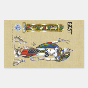 Bast Rectangle Sticker