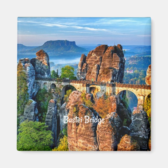 Bastei Bridge, Saxon, Switzerland Magnet (Front)