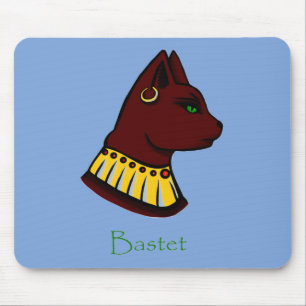 Bastet - Ancient Egyptian Cat Goddess Mouse Pad