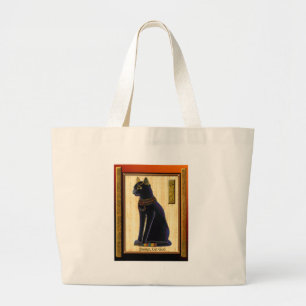 BASTET ~ Cat God Large Tote Bag