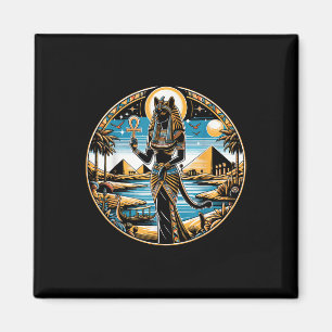 Bastet Cat Goddess Ancient Egypt Egyptian Mytholog Magnet