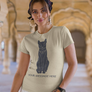 Bastet Egyptian Cat Goddess Graphic T-Shirt