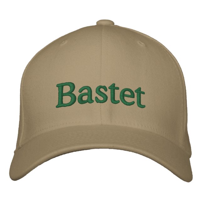 Bastet Embroidered Hat (Front)
