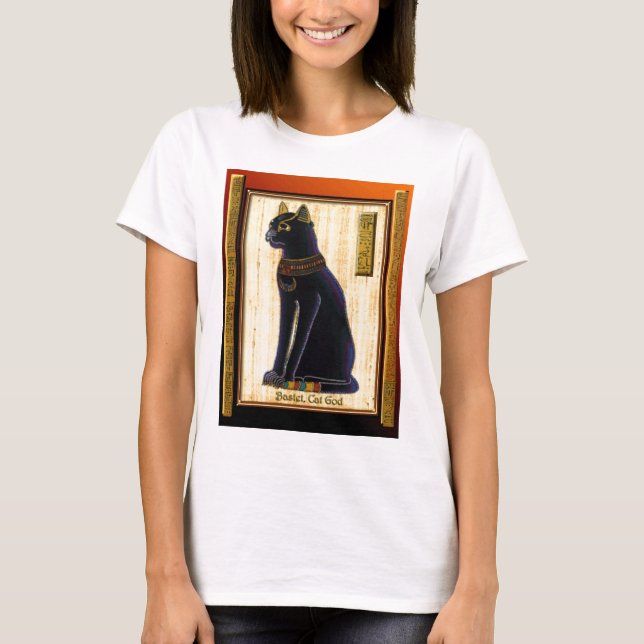 BASTET ~ T-shirt Dieu chat (Devant)