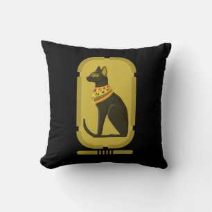 Bastet Throw Pillow