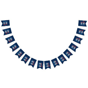 Bastille Day, Joyeux 14 juillet Bunting Flags