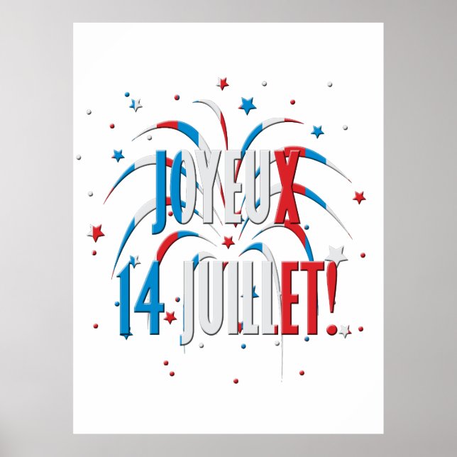 Bastille Day, Joyeux 14 juillet Poster (Front)