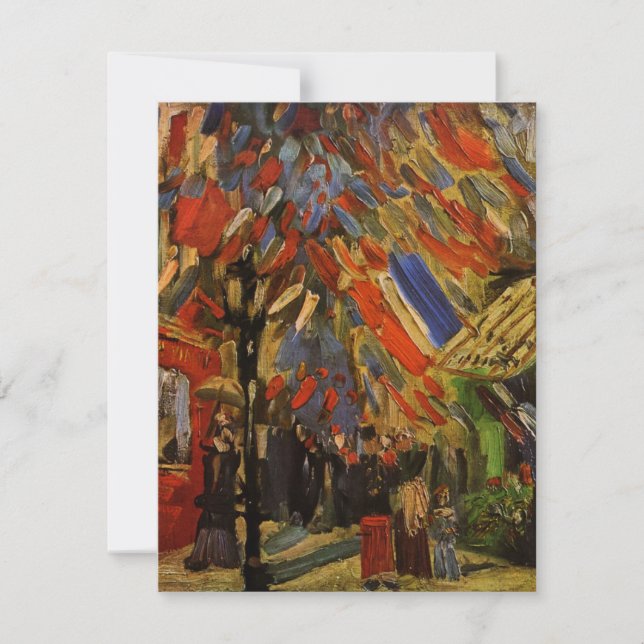 Bastille Day, Paris by Vincent van Gogh Invitation (Front)