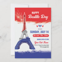Bastille Day Party Invitation Template