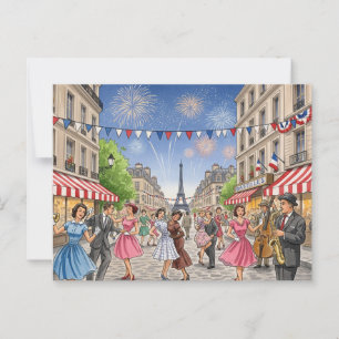 Bastille Day  Postcard