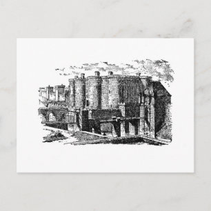 Bastille Fotress Postcard