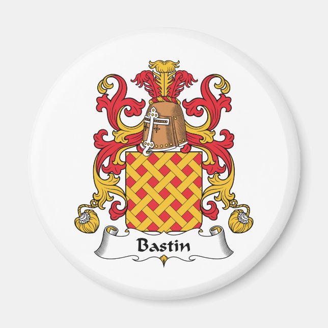 Bastin Family Crest Magnet (Front)