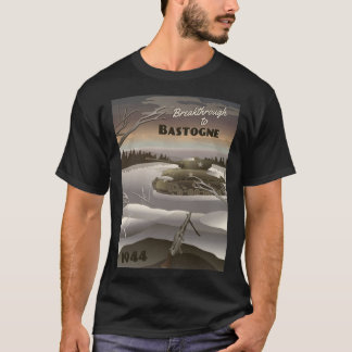 Bastogne 1944 - Battle of the Bulge Travel Poster T-Shirt