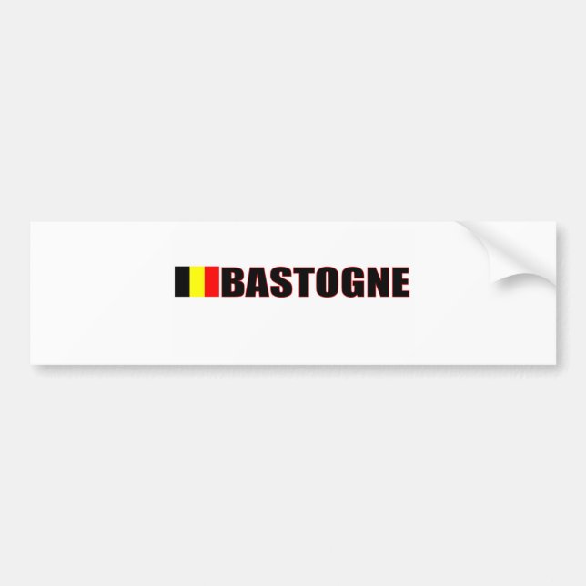 Bastogne, Belgium Bumper Sticker (Front)