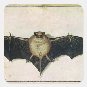 Bat, 1522 square sticker