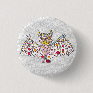 Bat 1 Inch Round Button