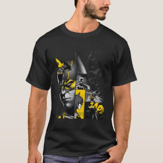 Bat 80 Years Bat Panels Dark T-Shirt