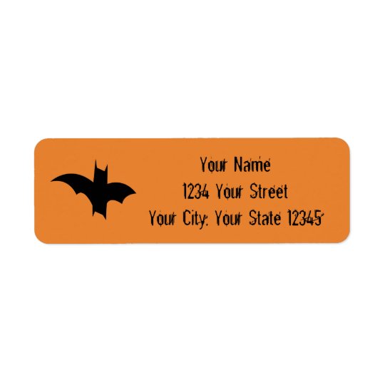 Bat Address Label
