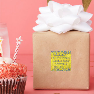 Bat Bar Mitzvah GAME ON Square Sticker