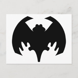 Bat Black The MUSEUM Zazzle Gifts Postcard