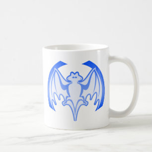 Bat Blue Inv The MUSEUM Zazzle Gifts Coffee Mug