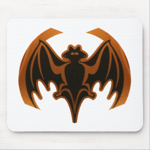 Bat Brown The MUSEUM Zazzle Gifts Mouse Pad