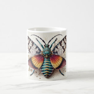 Bat Bug Insect in Watercolor and Ink 110924IREF239 Coffee Mug