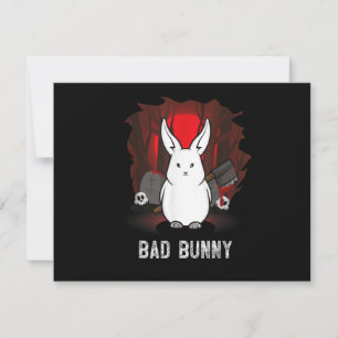  Bat Bunny Invitation