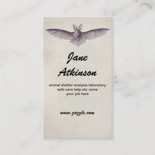 bat business card (Front)