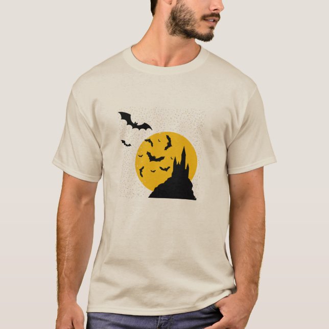 bat, castle  T-Shirt (Front)