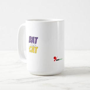 Bat Cat   Funny Halloween Pet Design Coffee Mug