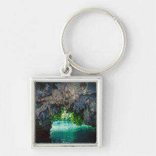Bat Cave In Airai, Palau, Micronesia Keychain
