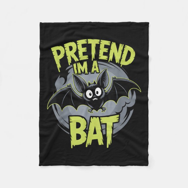 Bat Costume T-shirt_2.png  Fleece Blanket (Front)