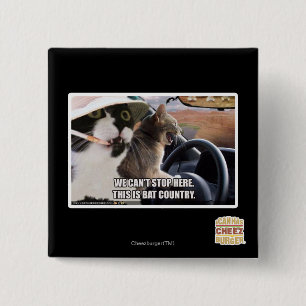 Bat country 2 inch square button