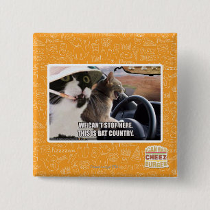 Bat country 2 inch square button