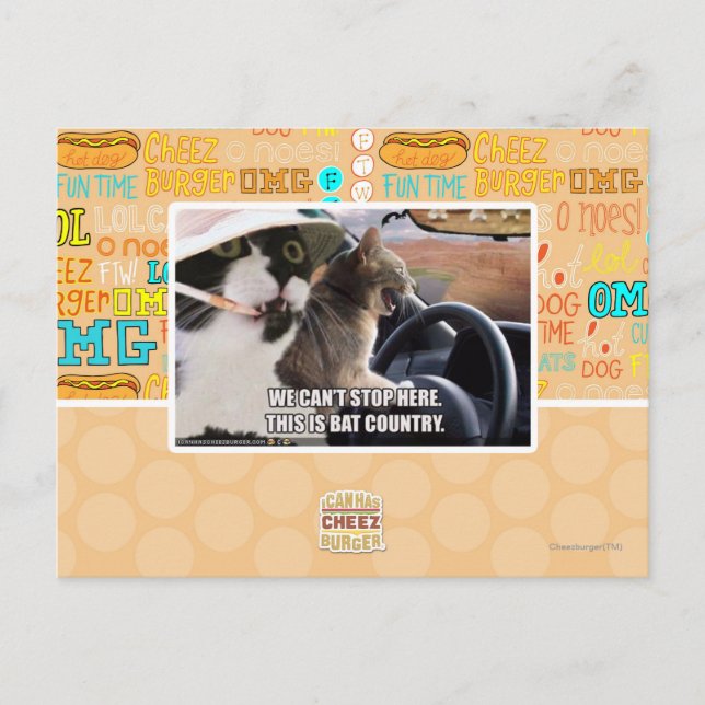 Bat country postcard (Front)