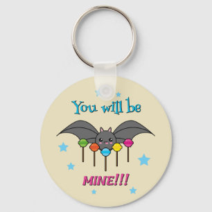 Bat Craving Lollipops - You Will Be Mine Keychain