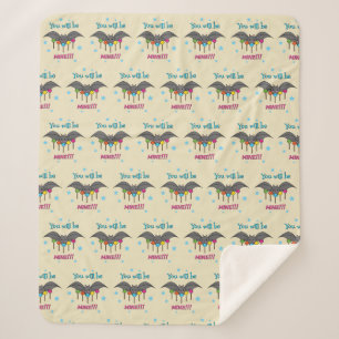 Bat Craving Lollipops - You Will Be Mine Sherpa Blanket