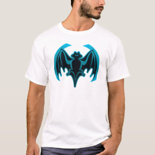 Bat Cyan The MUSEUM Zazzle Gifts T-Shirt