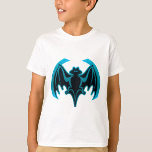 Bat Cyan The MUSEUM Zazzle Gifts T-Shirt