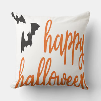 Bat_Decoration_Halloween Throw Pillow