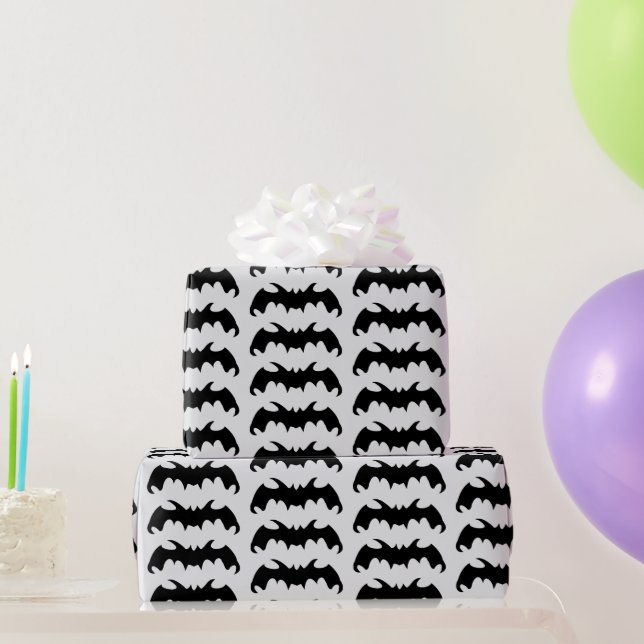 Bat Design Any Colour Background Wrapping Paper (Party Gifts)