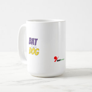 Bat Dog   Funny Halloween Pet Design Coffee Mug