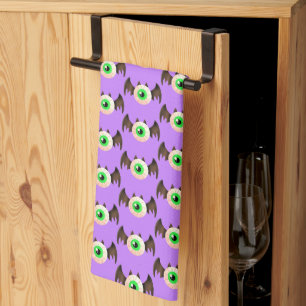 Bat Eyeball Kitchen Towel