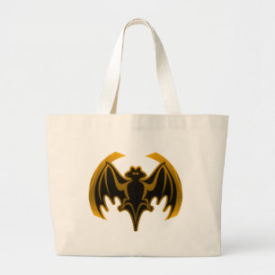 Bat Gold The MUSEUM Zazzle Gifts Large Tote Bag