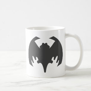 Bat Grey The MUSEUM Zazzle Gifts Coffee Mug